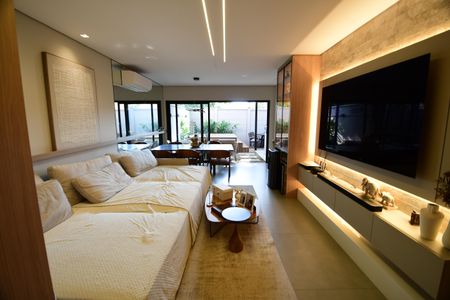 Sala de casa de condomínio à venda com 3 quartos, 145m² em Bosque das Palmeiras, Campinas