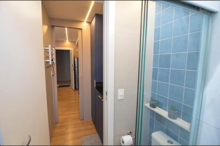 Studio para alugar com 32m², 1 quarto e sem vaga Studio para alugar com 32m², 1 quarto e sem vagaBanheiro