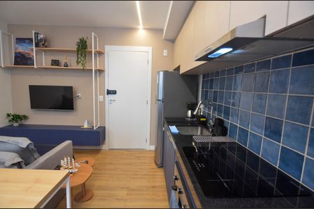 Studio para alugar com 32m², 1 quarto e sem vaga Studio para alugar com 32m², 1 quarto e sem vagaCozinha