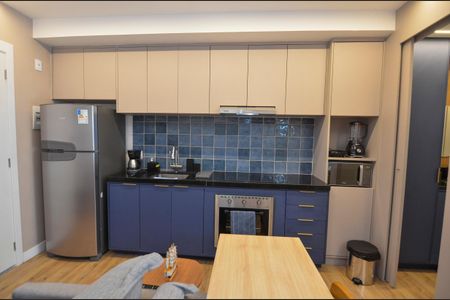 Studio para alugar com 32m², 1 quarto e sem vaga Studio para alugar com 32m², 1 quarto e sem vagaCozinha