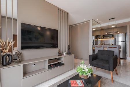 Sala de apartamento à venda com 1 quarto, 45m² em Petrópolis, Porto Alegre