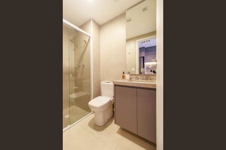 Studio para alugar com 24m², 0 quarto e sem vaga Studio para alugar com 24m², 0 quarto e sem vagaBanheiro