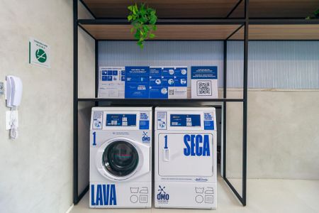 Studio para alugar com 24m², 0 quarto e sem vaga Studio para alugar com 24m², 0 quarto e sem vagaLavanderia