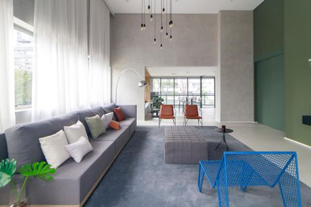 Studio para alugar com 24m², 0 quarto e sem vaga Studio para alugar com 24m², 0 quarto e sem vagaSalão de Festas