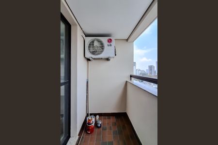 Varanda da Sala de apartamento para alugar com 1 quarto, 40m² em Vila Mariana, São Paulo