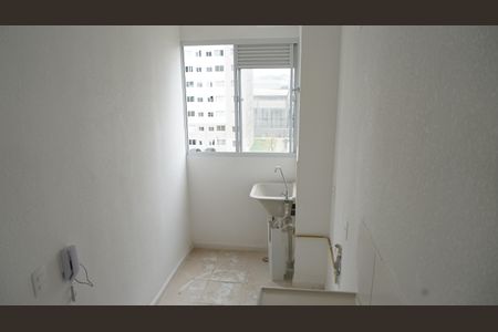 Cozinha e Área de Serviço de apartamento para alugar com 2 quartos, 44m² em Vila Nova Bonsucesso, Guarulhos