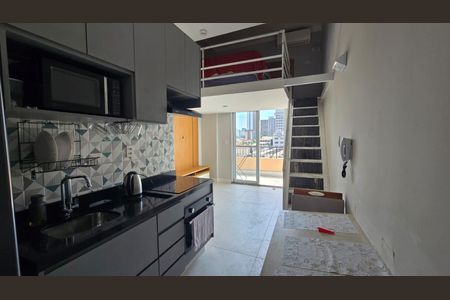 Cozinha de apartamento para alugar com 1 quarto, 38m² em Belenzinho, São Paulo