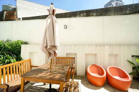 Apartamento à venda com 35m², 2 quartos e sem vagaÁrea externa do salão de festas