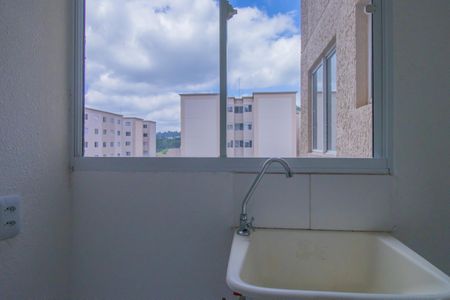 Apartamento para alugar com 39m², 2 quartos e 1 vagaDetalhe da area de serviço