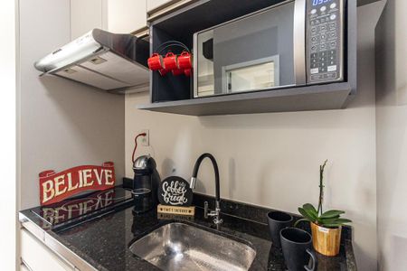 Studio para alugar com 25m², 1 quarto e sem vaga Studio para alugar com 25m², 1 quarto e sem vagaCozinha