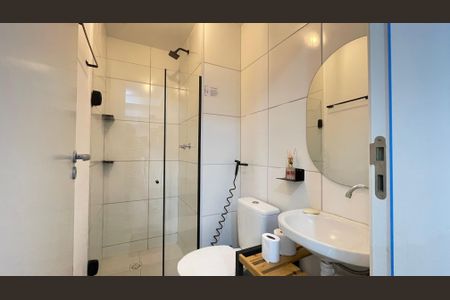 Studio para alugar com 33m², 1 quarto e sem vaga Studio para alugar com 33m², 1 quarto e sem vagaBanheiro