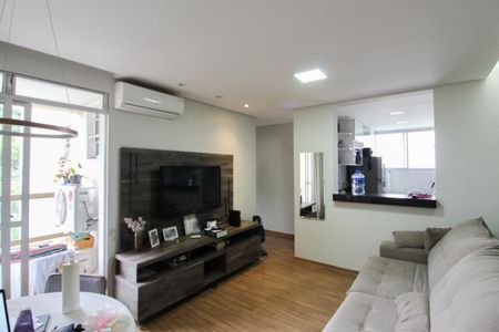 Sala de apartamento à venda com 3 quartos, 75m² em Castelo, Belo Horizonte