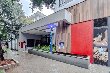 Studio para alugar com 23m², 1 quarto e sem vaga Studio para alugar com 23m², 1 quarto e sem vagaFachada - Plaquinha