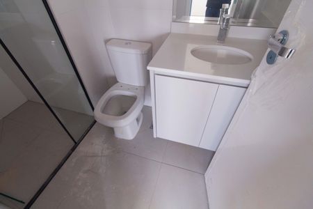 Banheiro da Suíte de apartamento para alugar com 1 quarto, 40m² em Ipiranga, São Paulo