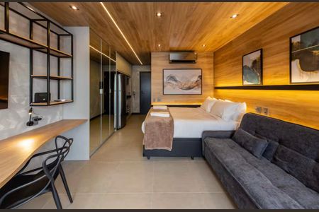 Apartamento à venda com 27m², 1 quarto e sem vagaSala/Quarto