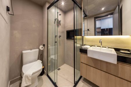 Studio para alugar com 27m², 1 quarto e sem vagaBanheiro