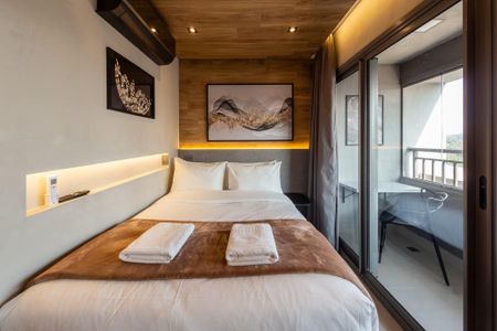 Studio para alugar com 27m², 1 quarto e sem vagaSala/Quarto