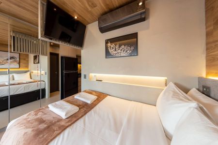Studio para alugar com 27m², 1 quarto e sem vagaSala/Quarto