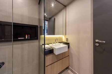 Studio para alugar com 27m², 1 quarto e sem vagaBanheiro