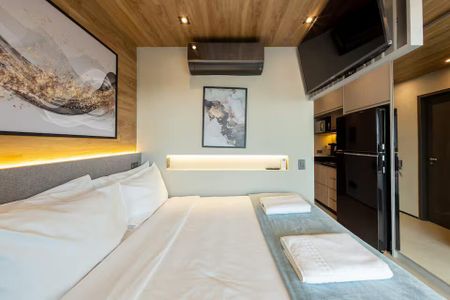 Apartamento à venda com 27m², 1 quarto e sem vagaSala/Quarto