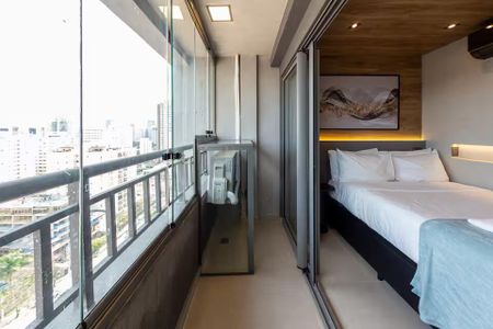 Apartamento à venda com 27m², 1 quarto e sem vagaVaranda