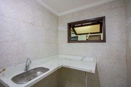 Cozinha de kitnet/studio para alugar com 1 quarto, 14m² em Campestre, Santo André