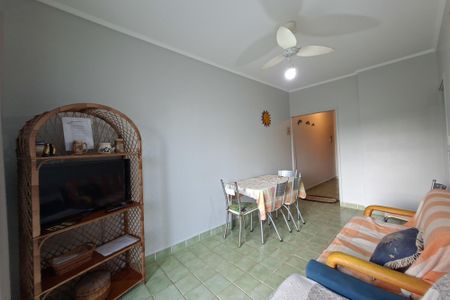 Sala de apartamento para alugar com 1 quarto, 56m² em Vila Caiçara, Praia Grande