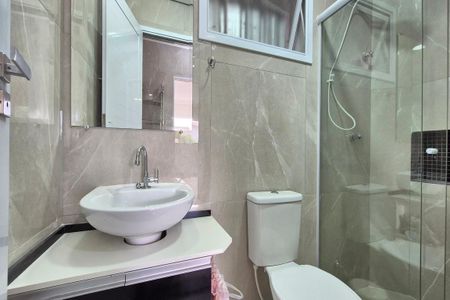 Banheiro de casa para alugar com 1 quarto, 42m² em Parque Via Norte, Campinas