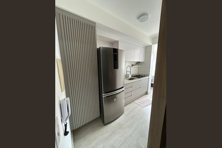 Cozinha de apartamento à venda com 2 quartos, 49m² em Residencial Paraiso, Várzea Paulista