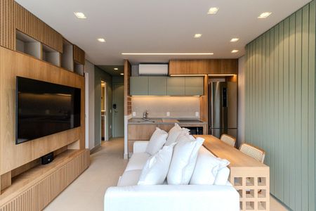 Sala de apartamento para alugar com 1 quarto, 37m² em Consolação, São Paulo