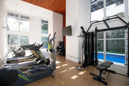 Apartamento para alugar com 96m², 1 quarto e 2 vagas Apartamento para alugar com 96m², 1 quarto e 2 vagasÁrea Comum - Academia