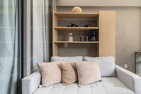 Studio para alugar com 35m², 1 quarto e sem vagaVaranda