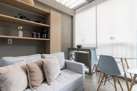 Studio para alugar com 35m², 1 quarto e sem vagaVaranda