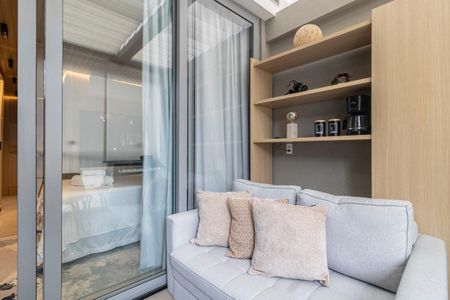 Studio para alugar com 35m², 1 quarto e sem vagaVaranda