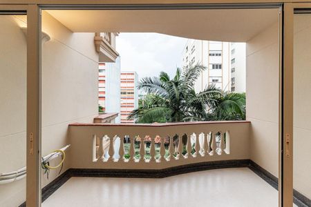 Varanda da Sala de apartamento à venda com 3 quartos, 177m² em Higienópolis, São Paulo