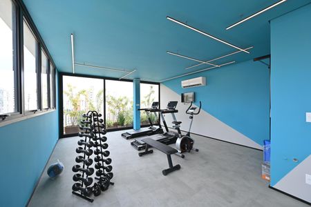 Studio à venda com 28m², 1 quarto e sem vaga Studio à venda com 28m², 1 quarto e sem vagaAcademia