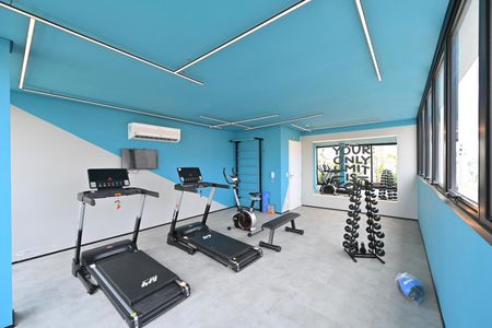 Studio à venda com 28m², 1 quarto e sem vaga Studio à venda com 28m², 1 quarto e sem vagaAcademia