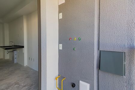 Detalhe da area de serviço de kitnet/studio para alugar com 1 quarto, 27m² em Santo Amaro, São Paulo
