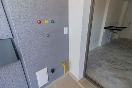 Studio para alugar com 27m², 1 quarto e sem vagaDetalhe da area de serviço