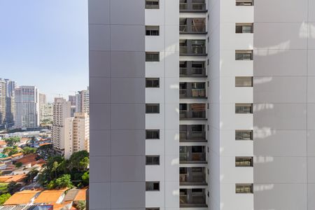 Vista da Sala de kitnet/studio para alugar com 1 quarto, 27m² em Santo Amaro, São Paulo
