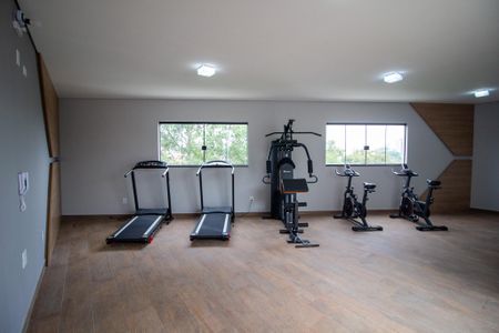 Apartamento para alugar com 61m², 2 quartos e 2 vagas Apartamento para alugar com 61m², 2 quartos e 2 vagasÁrea comum - Academia