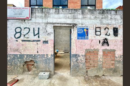 Studio para alugar com 37m², 1 quarto e sem vagaPlaca instalada na fachada do imóvel 