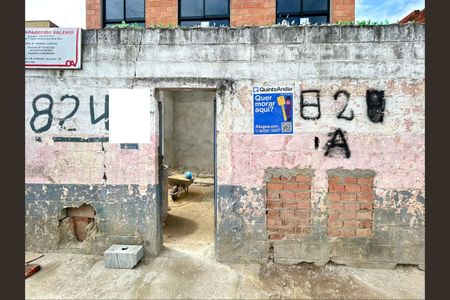 Studio para alugar com 34m², 1 quarto e sem vagaPlaca instalada na fachada do imóvel 