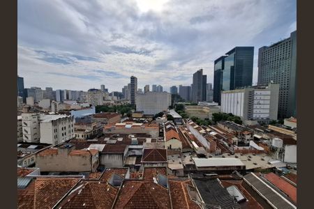 Vista da sala de apartamento à venda com 1 quarto, 30m² em Centro, Rio de Janeiro
