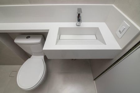 Apartamento para alugar com 56m², 2 quartos e 1 vagaBanheiro do Quarto 2 Suíte