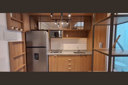 Studio para alugar com 25m², 1 quarto e 1 vaga Studio para alugar com 25m², 1 quarto e 1 vagaCozinha