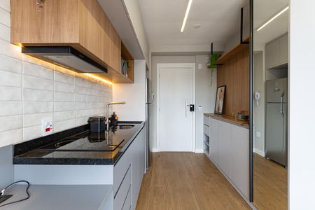Apartamento à venda com 26m², 1 quarto e sem vaga Apartamento à venda com 26m², 1 quarto e sem vagaCozinha Americana