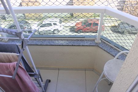Apartamento à venda com 65m², 2 quartos e 1 vagaVaranda da suíte 