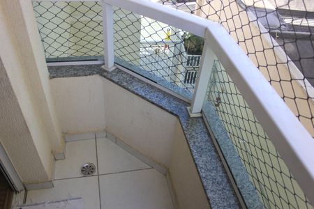 Varanda da sala  de apartamento à venda com 2 quartos, 65m² em Vila Rosalia, Guarulhos