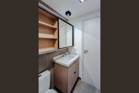 Studio para alugar com 26m², 1 quarto e sem vaga Studio para alugar com 26m², 1 quarto e sem vagaBanheiro